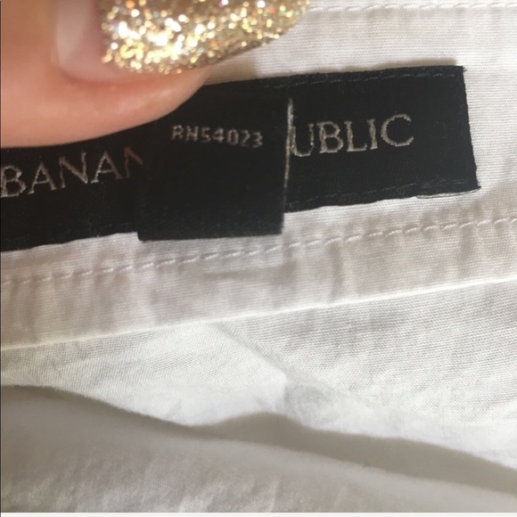 Banana Republic off the shoulder cape sleeve top - Picture 5 of 7